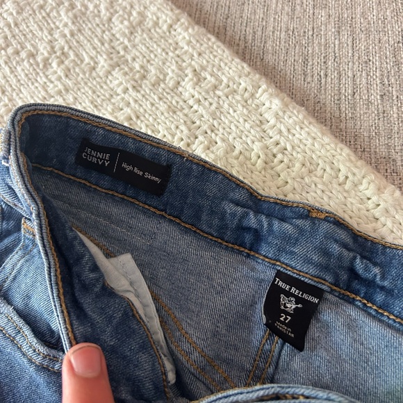 True religion Jenny curvy high rise skinny jeans size 27 - Picture 5 of 5
